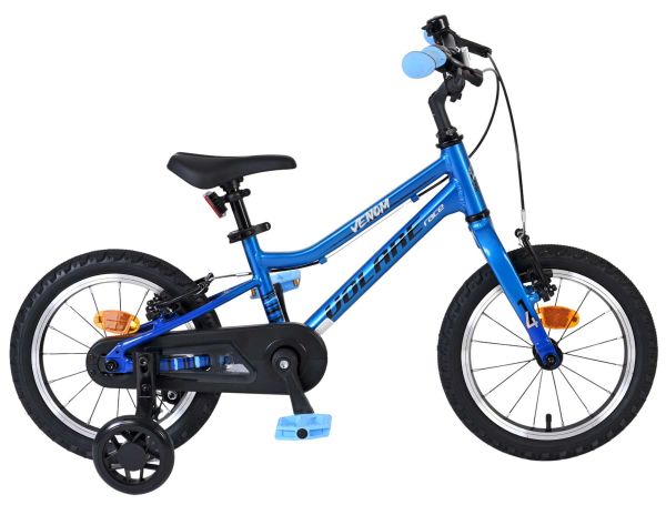 Volare Venom Kinderfiets - Jongens - 14 inch - Blauw - Twee handremmen