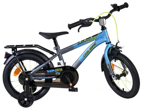 Volare Thombike Kinderfiets - Jongens - 14 inch - Blauw Grijs