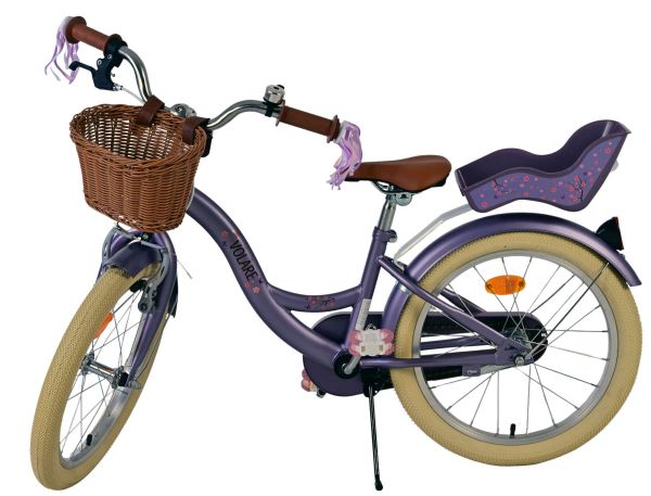 Volare Blossom Kinderfiets - Meisjes - 18 inch - Paars