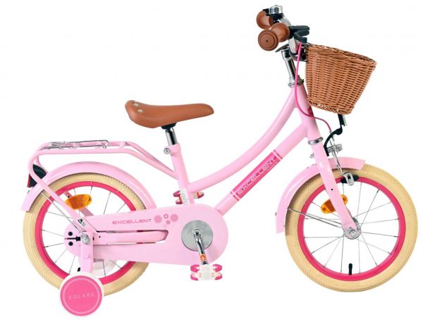 Volare Excellent Kinderfiets - Meisjes - 14 inch - Roze