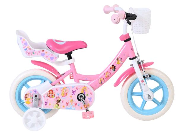 Disney Princess  Kinderfiets - Meisjes - Mag Wheels - 12 inch - Roze