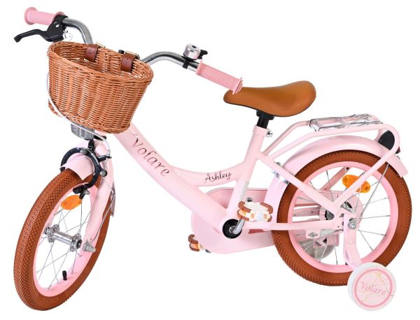 Volare Ashley Kinderfiets - Meisjes - 14 inch - Roze