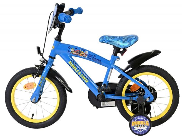 Paw Patrol -Rubble & Crew - Kinderfiets - Jongens - 14 inch - Blauw