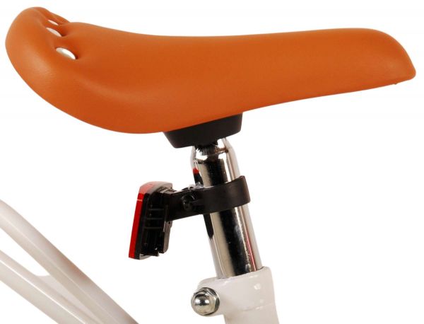 Volare Excellent Kinderfiets - Meisjes - 18 inch - Wit - 95% afgemonteerd