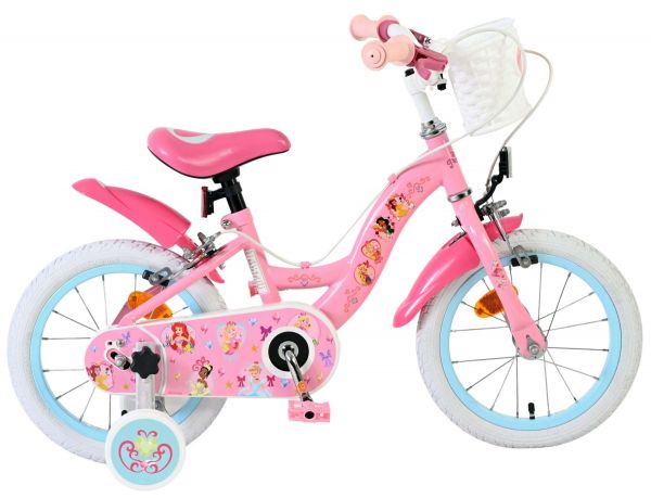 Magic Royals Kinderfiets - Meisjes - 14 inch - Roze - Twee handremmen
