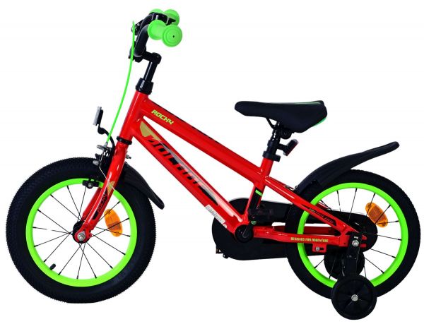 Volare Rocky Kinderfiets - Jongens - 14 inch - Rood Volare Rocky Kinderfiets - Jongens - 14 inch - Rood