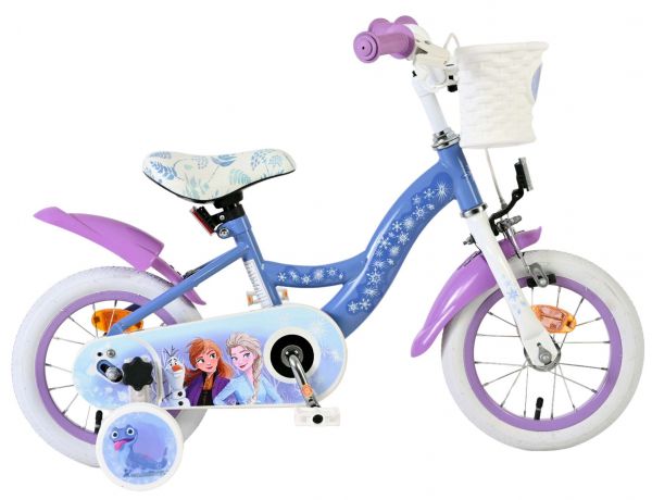 Disney Frozen 2 Kinderfiets - Meisjes - 12 inch - Blauw/Paars