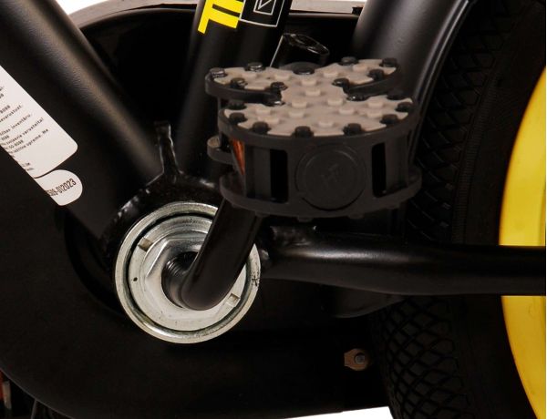 Volare Thombike Kinderfiets - Jongens - 14 inch - Zwart Geel Volare Thombike Kinderfiets - Jongens - 14 inch - Zwart Geel