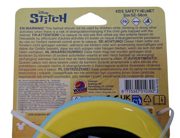 Disney STITCH Fietshelm - 52-56 cm