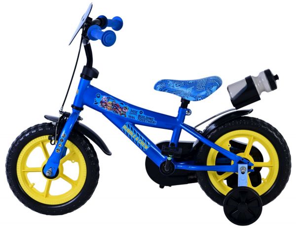 Paw Patrol - Rubble & Crew Kinderfiets - Jongens - Mag Wheels - 12 inch - Blauw