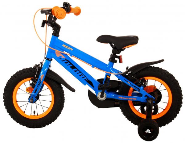 Volare Rocky Kinderfiets - Jongens - 12 inch - Blauw - Twee handremmen