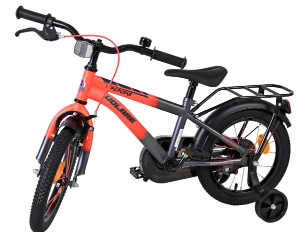Volare Thombike Kinderfiets - Jongens - 14 inch - Oranje Grijs