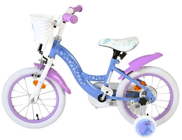 Disney Frozen 2 Kinderfiets - Meisjes - 14 inch - Blauw/Paars