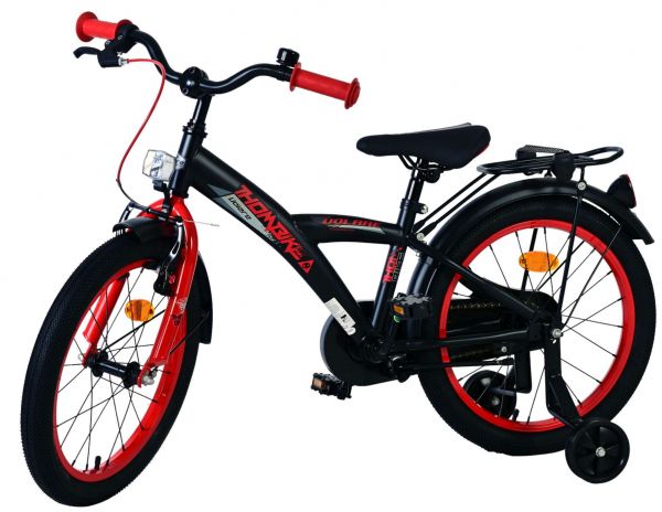 Volare Thombike Kinderfiets - Jongens - 18 inch - Zwart Rood