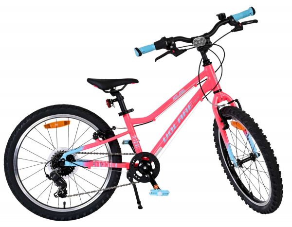 Volare Milano Kinderfiets - Meisjes - 20 inch - Roze - 6 Speed -  Twee handremmen
