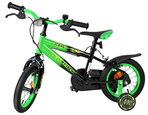 Volare Strike Kinderfiets - Jongens - 12 inch - Groen - Twee Handremmen