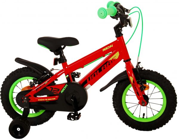 Volare Rocky Kinderfiets - Jongens - 12 inch - Rood