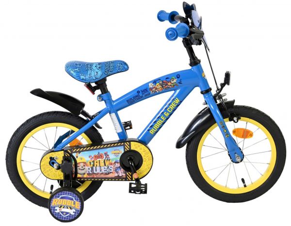 Rubble & Crew - Kinderfiets - Jongens - 14 inch - Blauw