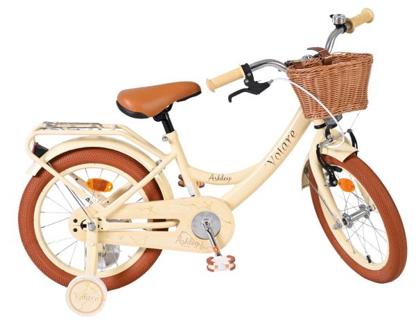 Volare Ashley Kinderfiets - Meisjes - 16 inch - Creme