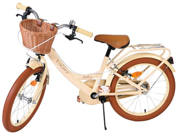 Volare Ashley Kinderfiets - Meisjes - 18 inch - Creme - Twee handremmen