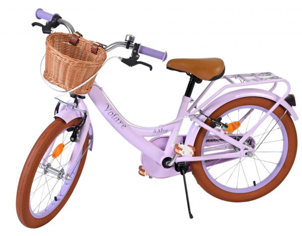Volare Ashley Kinderfiets - Meisjes - 18 inch - Lila - Twee handremmen