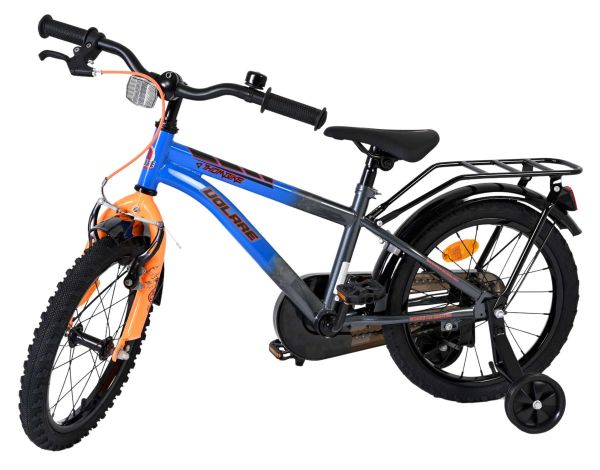 Volare Thombike Kinderfiets - Jongens - 16 inch - Blauw/Oranje