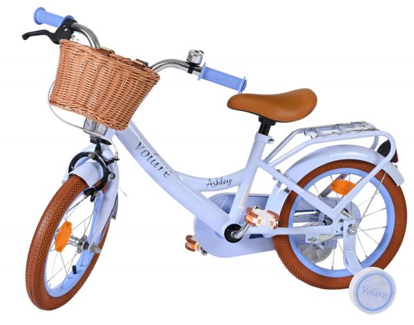 Volare Ashley Kinderfiets - Meisjes - 14 inch - Pastel Blauw