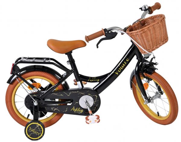 Volare Ashley Kinderfiets - Meisjes - 14 inch - Zwart