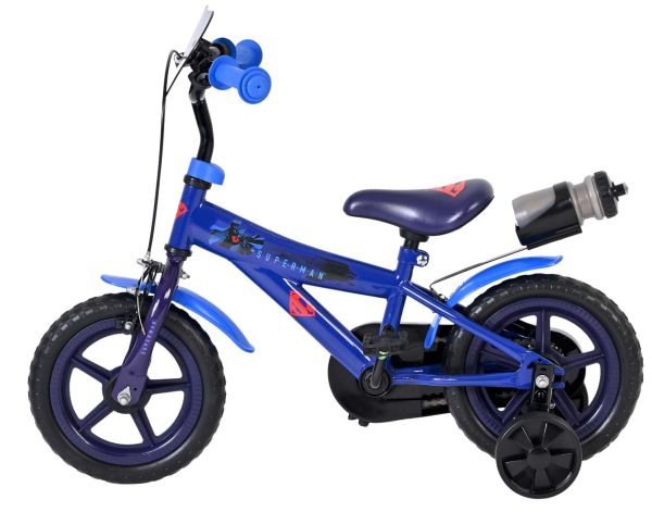 Superman Kinderfiets - Jongens - Mag Wheels - 12 inch - Blauw
