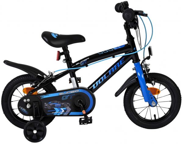 Volare Super GT Kinderfiets - Jongens - 12 inch - Blauw - Twee handremmen