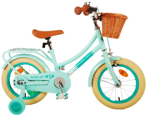 Volare Excellent Kinderfiets - Meisjes - 14 inch - Groen Volare Excellent Kinderfiets - Meisjes - 14 inch - Groen