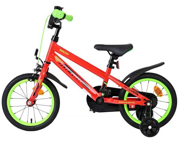 Volare Rocky Kinderfiets - Jongens - 14 inch - Rood