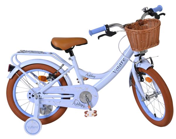 Volare Ashley Kinderfiets - Meisjes - 16 inch - Pastel Blauw- Twee Handremmen