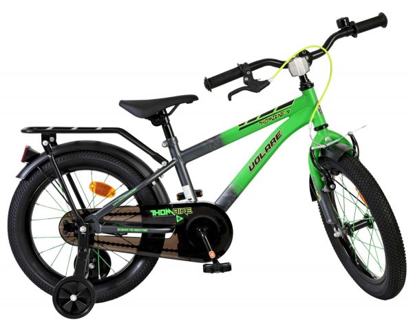 Volare Thombike Kinderfiets - Jongens - 16 inch - Groen Grijs