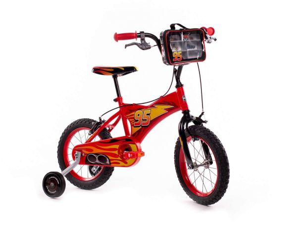 Disney Cars Kinderfiets - Jongens - 14 inch - Rood - Twee handremmen