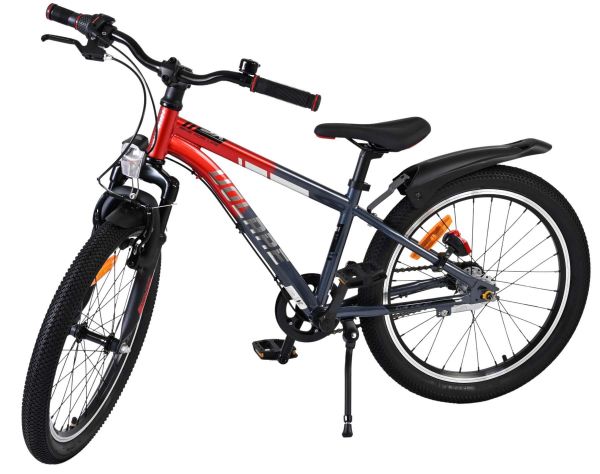 Volare XC Race Kinderfiets - 20 inch - Rood Grijs - Shimano Nexus 3