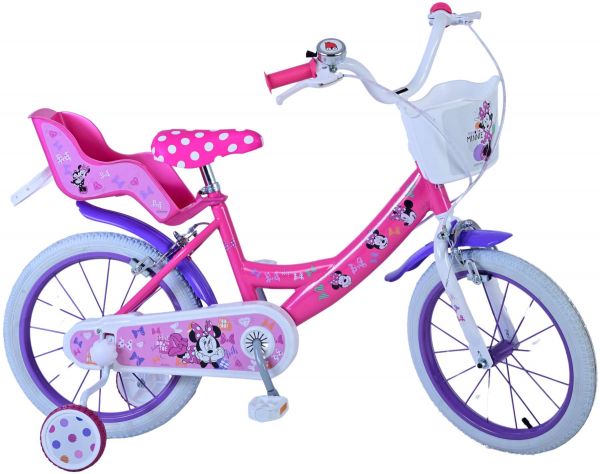 Minnie Cutest Ever! Kinderfiets - Meisjes - 16 inch - Roze - Twee handremmen