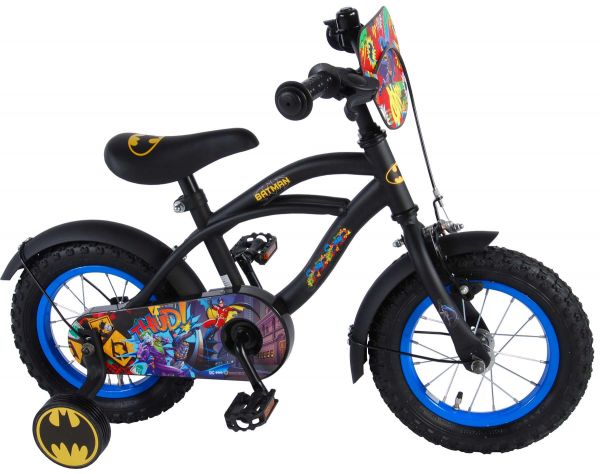 Batman Kinderfiets - Jongens - 12 inch - Zwart Batman Kinderfiets - Jongens - 12 inch - Zwart