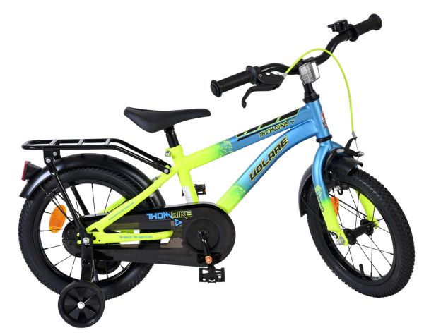 Volare Thombike Kinderfiets - Jongens - 14 inch - Blauw/Geel