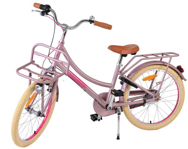 Volare Excellent Kinderfiets - Meisjes - 20 inch - Mat Roze - Shimano Nexus 3 versnellingen