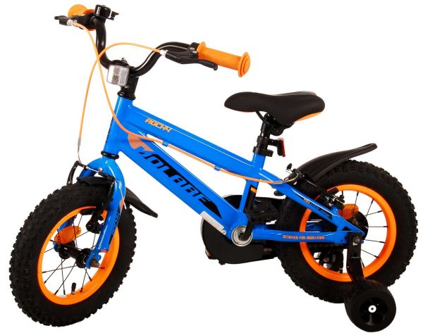 Volare Rocky Kinderfiets - Jongens - 12 inch - Blauw - Twee handremmen
