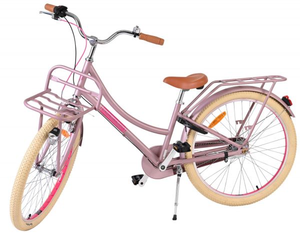 Volare Excellent Kinderfiets - Meisjes - 24 inch - Mat Roze- Shimano Nexus 3 versnellingen