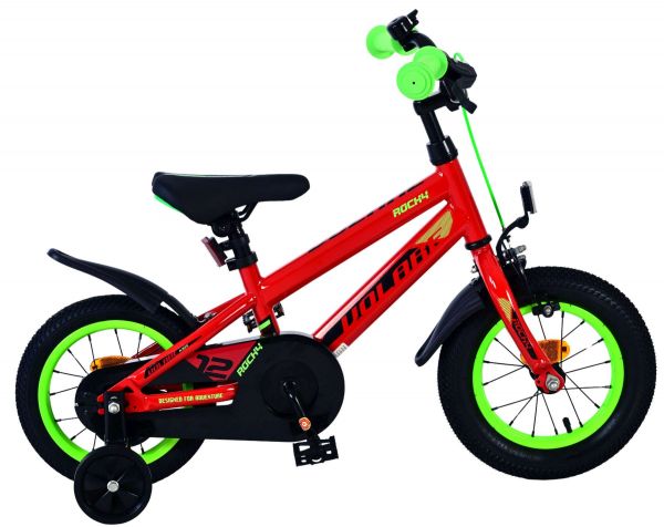 Volare Rocky Kinderfiets - Jongens - 12 inch - Rood