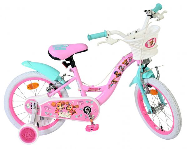 Paw Patrol Kinderfiets - Meisjes - 16 inch - Roze - Twee handremmen