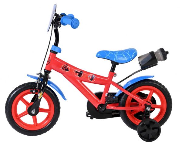Spider-Man Kinderfiets - Jongens - Mag Wheels - 12 inch - Rood