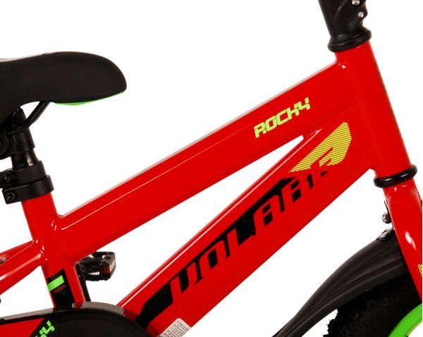 Volare Rocky Kinderfiets - Jongens - 12 inch - Rood
