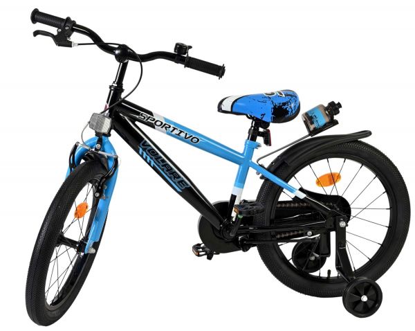 Volare Sportivo Kinderfiets - Jongens - 18 inch - Blauw Zwart