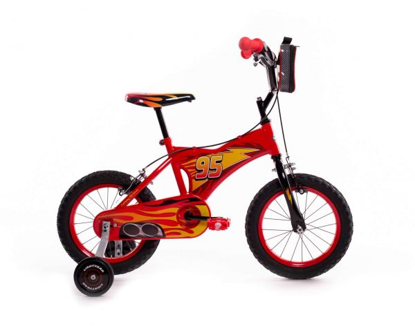 Disney Cars Kinderfiets - Jongens - 14 inch - Rood - Twee handremmen