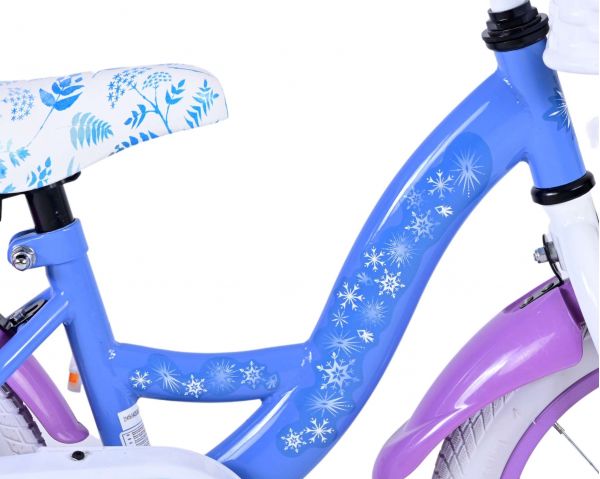 Disney Frozen 2 Kinderfiets - Meisjes - 14 inch - Blauw/Paars