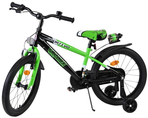Volare Sportivo Kinderfiets - Jongens - 18 inch - Groen Zwart